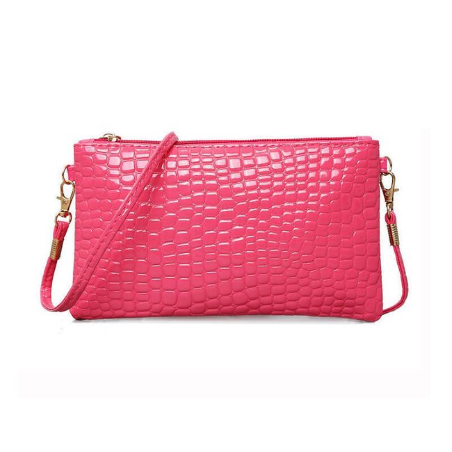 Dámská crossbody kabelka v lesklém provedení 1