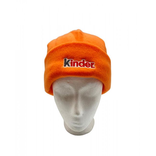 Флийс шапка + шал - оранжев ZO_108164 1