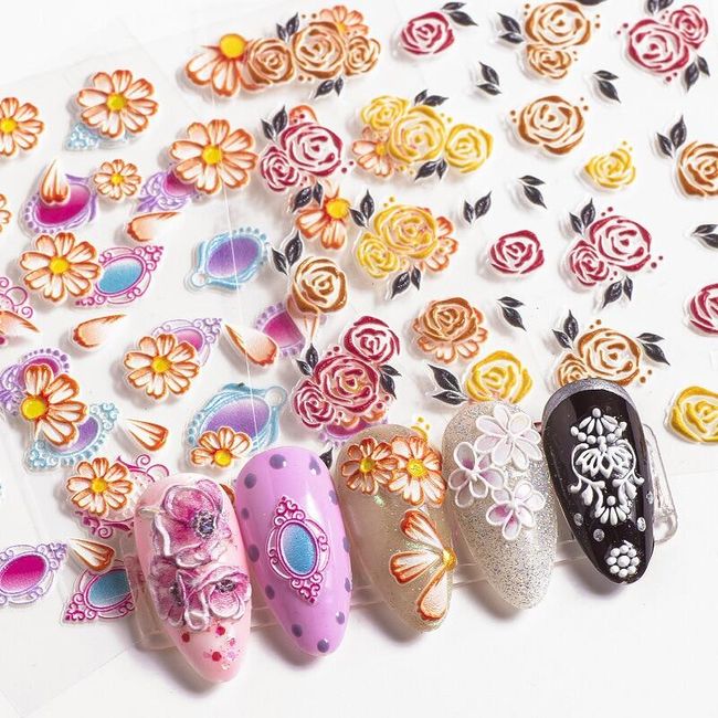 Nail stickers V022 1