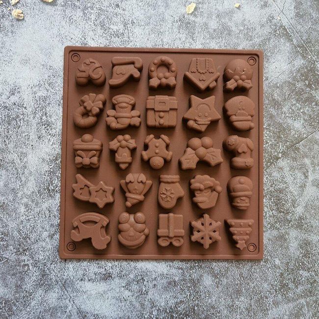 Christmas silicone mould FO96 1