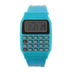 Silikonowy zegarek z kalkulatorem