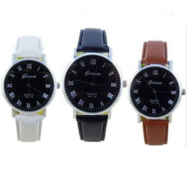 Náramkové hodinky pro ženy ve třech barvách 1