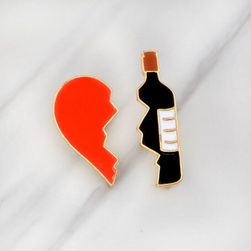 Unisex brož Wine