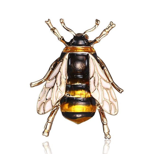 Broszka w kształcie pszczoły - 2 warianty 1