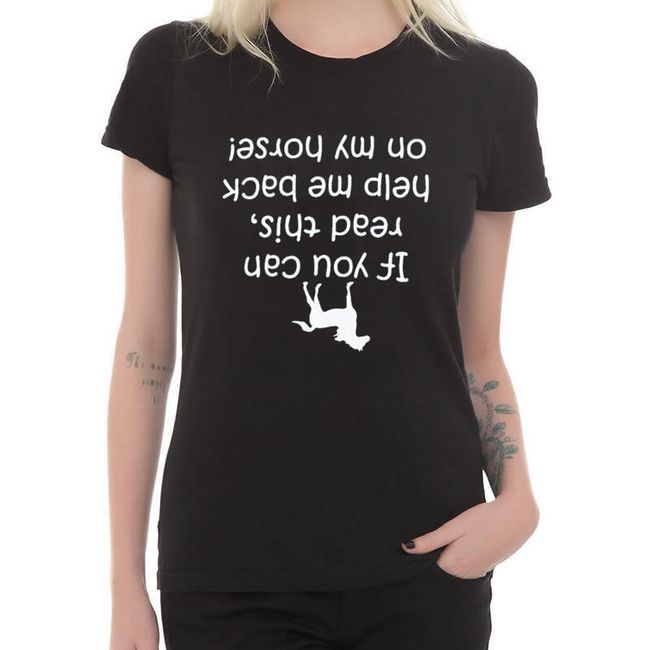 Tricou amuzant pentru iubitorii de cai - 6 culori 1