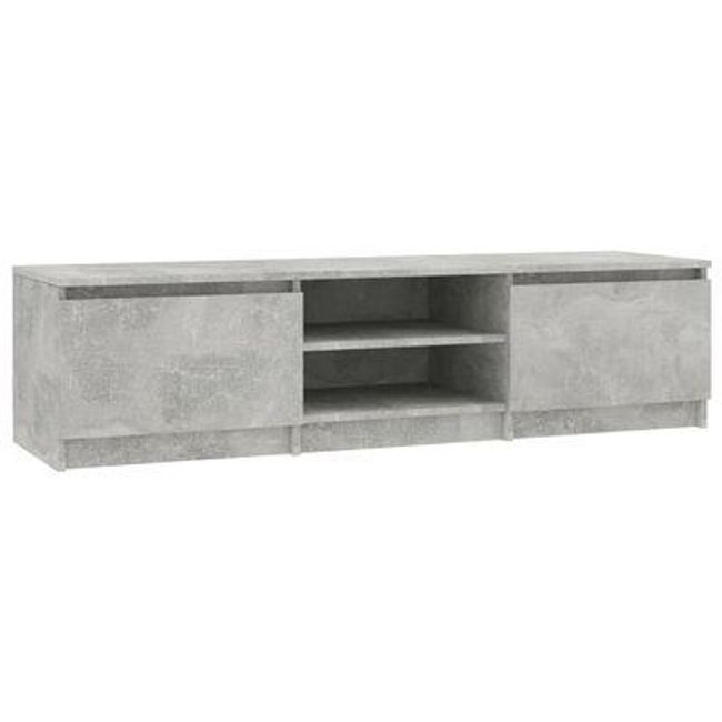 TV asztal beton szürke 140 x 40 x 35,5 cm forgácslapból ZO_805430 1