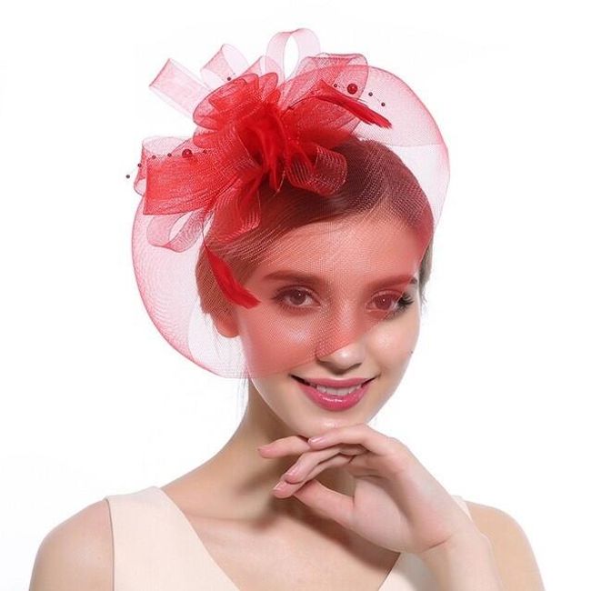 Formal hat with a vail Edeka 1