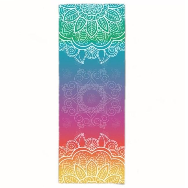 Текстилна постелка за йога с мандала - 4 варианта 1