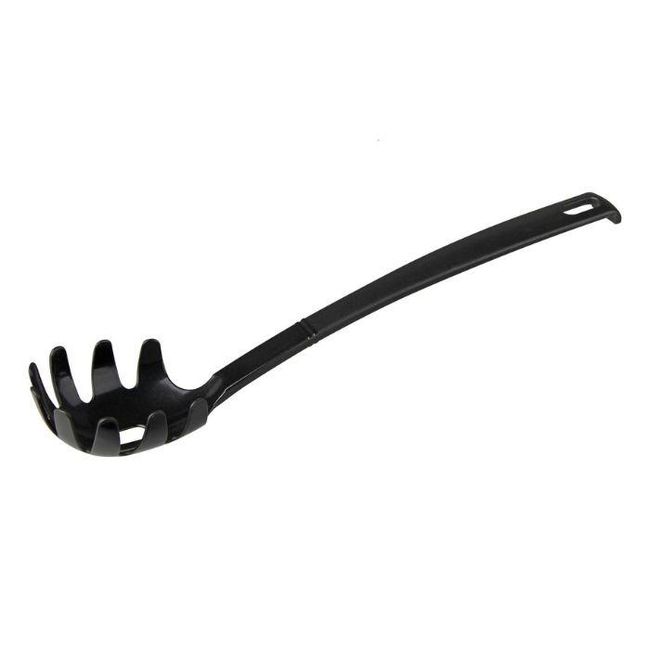 Fackelmann - Łyżka do spaghetti - 30cm - nylon - czarna ZO_XDKO81106 1
