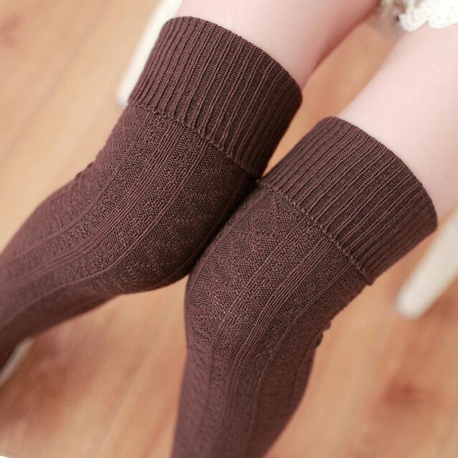 Дамски дълги чорапи - различни цветове 1