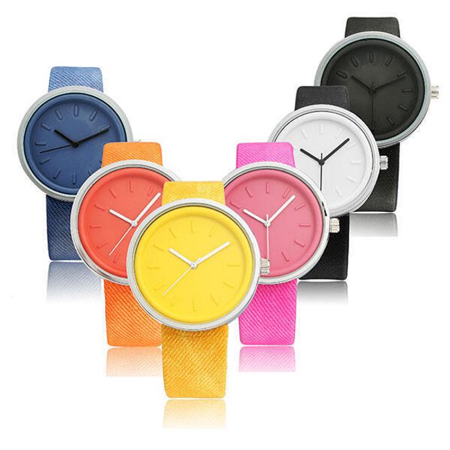Unisex hodinky s barevným ciferníkem 1