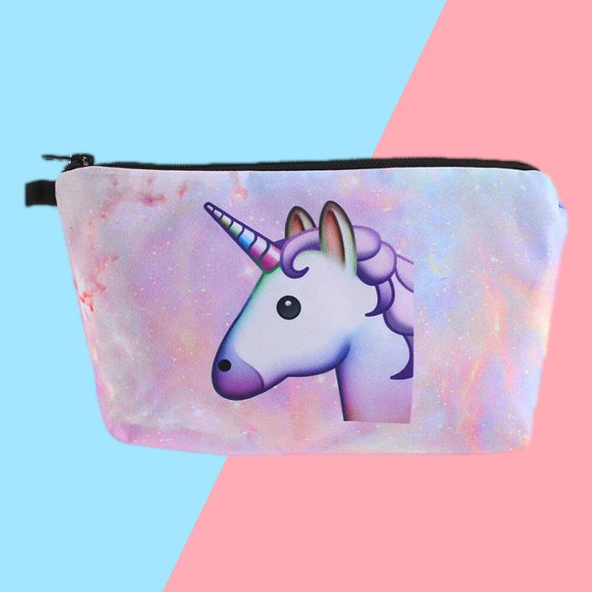 Geantă pentru cosmetice cu motive de unicorn 1