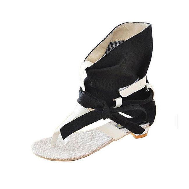 Dámske členkové sandále Black - 36, Veľkosti topánok: ZO_228072-36 1