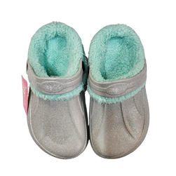Papuci de casă pentru copii gri/turcoaz, Mărimi încălțăminte: ZO_bf074672-e69f-11ee-a7da-2a605b7d1c2f
