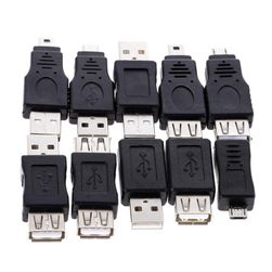 Adaptor usb micro usb - 10 buc.