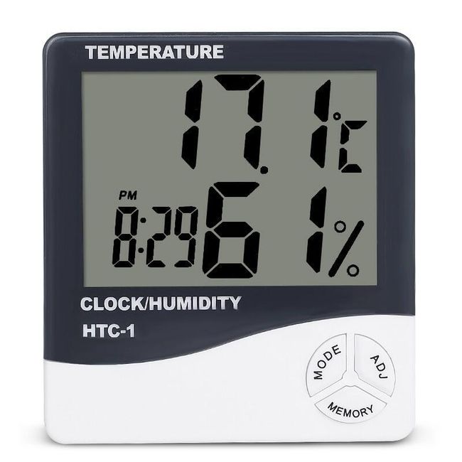 LCD termometer in higrometer Jovan 1