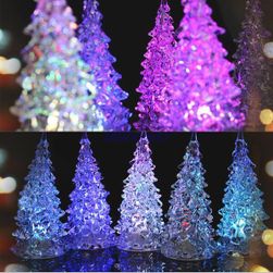 Barevný vánoční LED stromeček