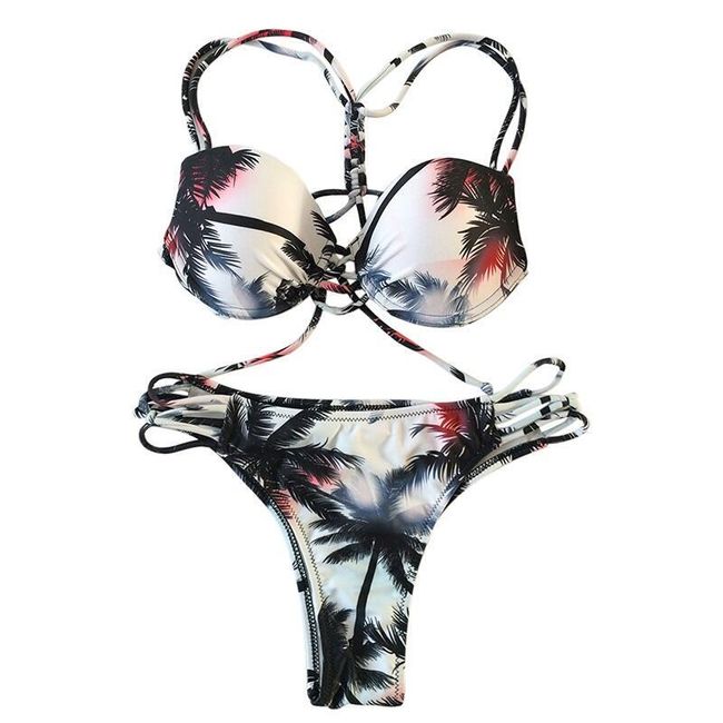 Bikiny s detailem křížením - 4 varianty 1