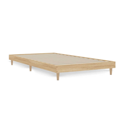 Rama łóżka dąb sonoma 90 x 200 cm drewno kompozytowe ZO_839137-A