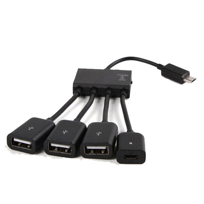 Micro USB OTG Hub se třemi porty 1