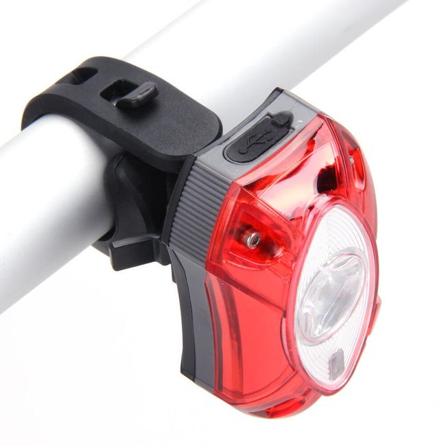 Reîncărcabilă cu LED-uri cu LED-uri pentru biciclete spate 1