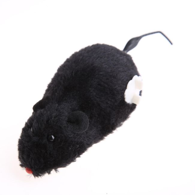 Robocat Mouse - interaktívna myš pre mačku, s pierkom, pohybovým senzorom,  s prídavkom madnip - šedá
