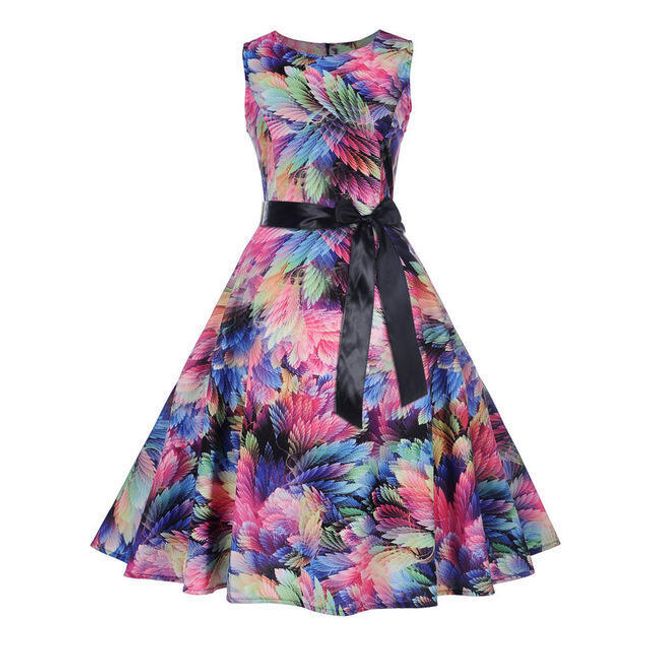 Vintage šaty s áčkovou sukní - 3 varianty 1