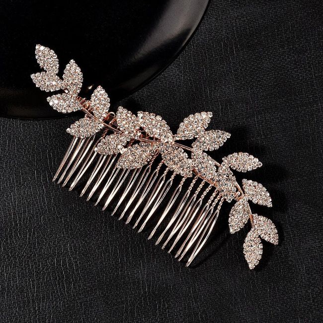 Poročni lasni glavniki Hairpins sponke za nevesto ženske dekleta lasni nakit dodatki Bling Rhinestone Headpiece Hair Styling nakit SS_1005003749868502 1