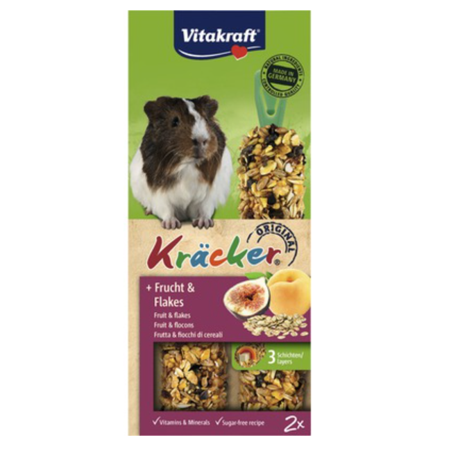 Przysmaki dla gryzoni, krakersy owocowe Frucht - Kräcker® dla wszystkich gryzoni, 2 szt., 112 g ZO_281029 1