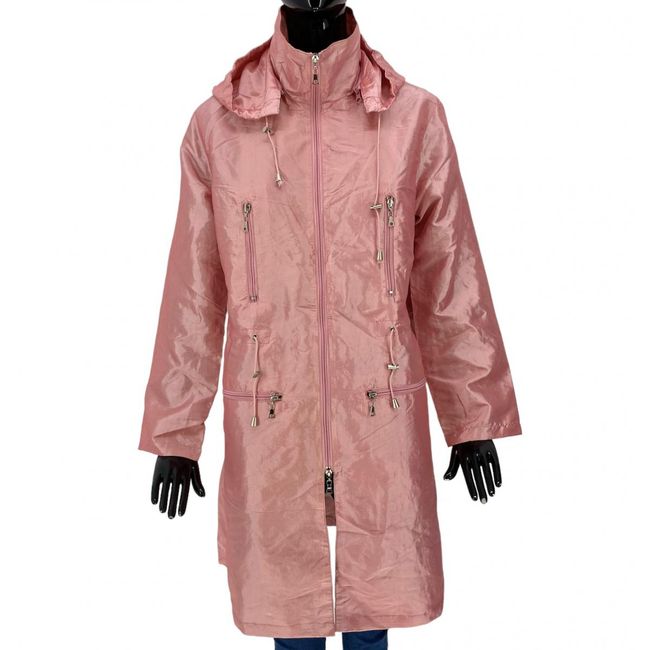 Дамско палто, FREDA, розово, лъскаво, Текстилни размери CONFECTION: ZO_4f3d91fa-9bd4-11ed-8988-9e5903748bbe 1