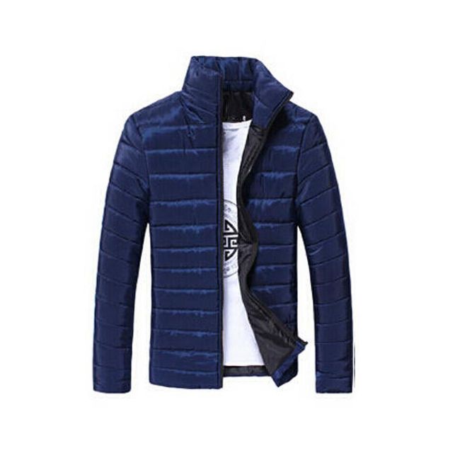 Férfi steppelt kabát Gregor - 8 színben Kék - S méret, XS - XXL méretek: ZO_233235-M 1