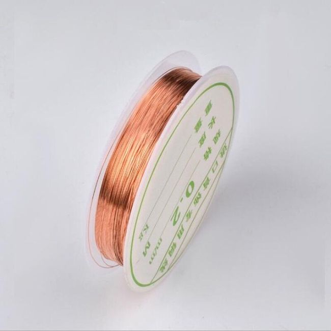 Medený drôt na výrobu šperkov - 3 farby 1