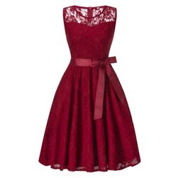 Koronkowa sukienka retro - 6 kolorów