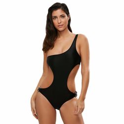 Jednodijelni kupaći kostim za dame u crnoj boji