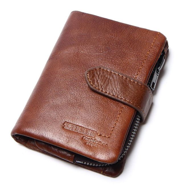 Мъжки портфейл с отделящ се джоб с цип 1