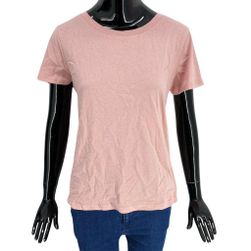 Dámské volné tričko s krátkým rukávem, SARAH JOHN, světle růžová, Velikosti XS - XXL: ZO_036256d2-b414-11ed-9359-9e5903748bbe