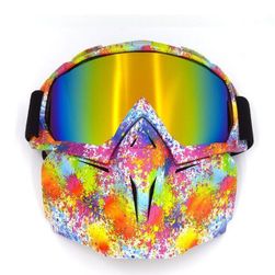 Ski goggles with a mask LH01