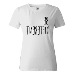 Tricou cu slogan: Fii diferit - 15 culori