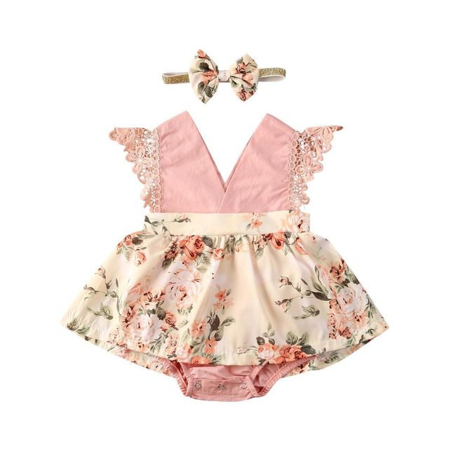 Girls dress with headband Rayna 1