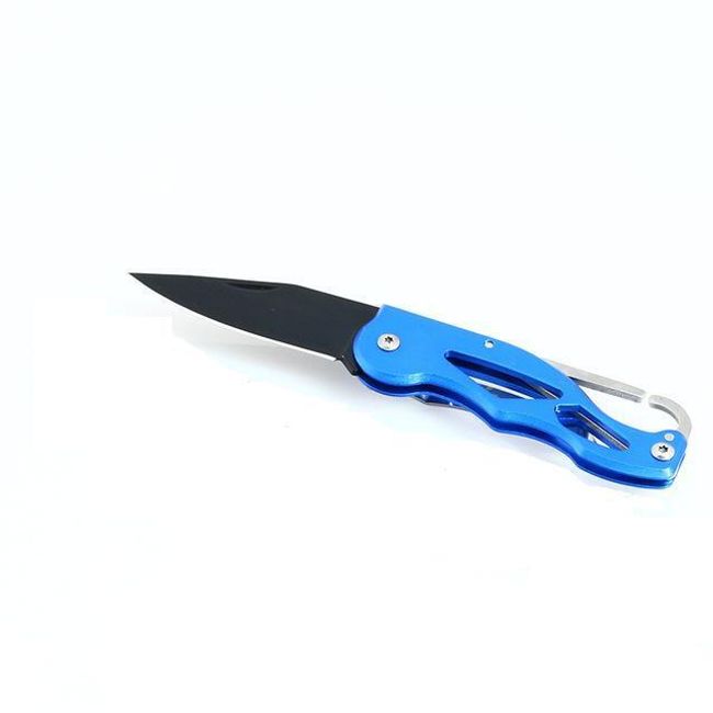 Skladací nôž s karabínou - 8 farieb 1