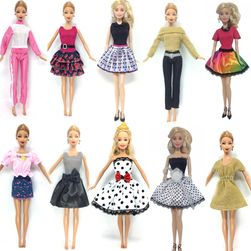Sada oblečků na panenku - 10 kusů