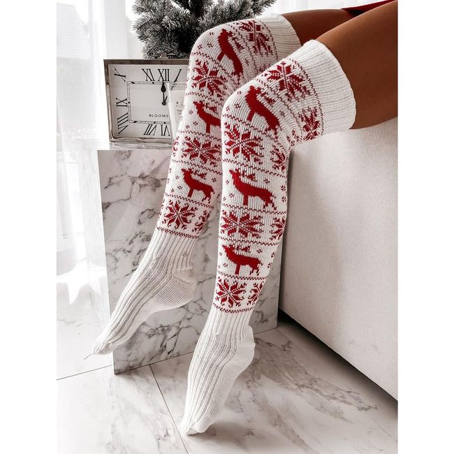 Ženske božićne čarape ZJM58 1