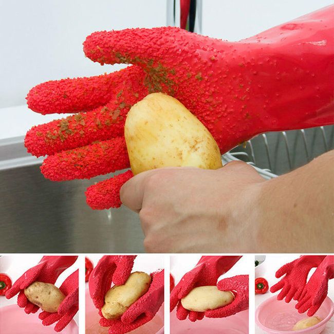 Rękawiczki do czyszczenia żywności 1