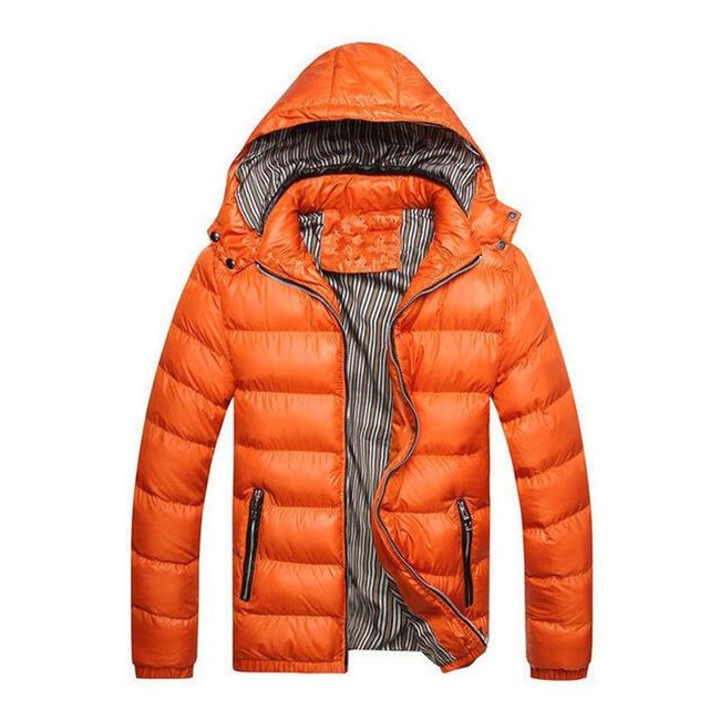 Seth muška zimska jakna narančasta - S, veličine XS - XXL: ZO_233886-M 1