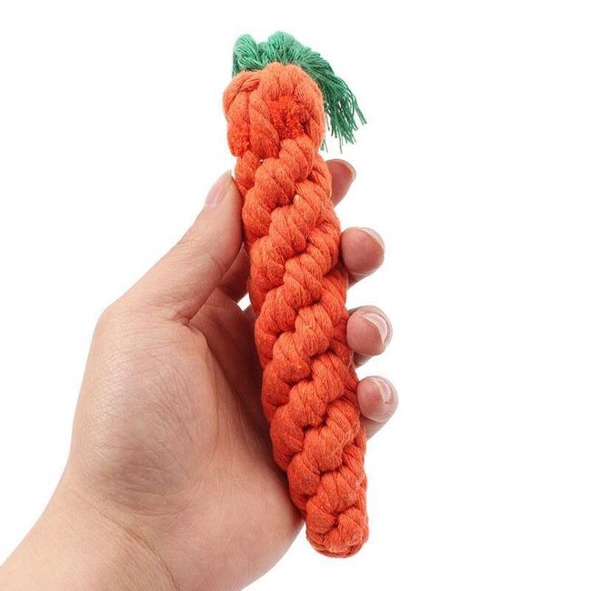 Играчка за заяк - морков 1