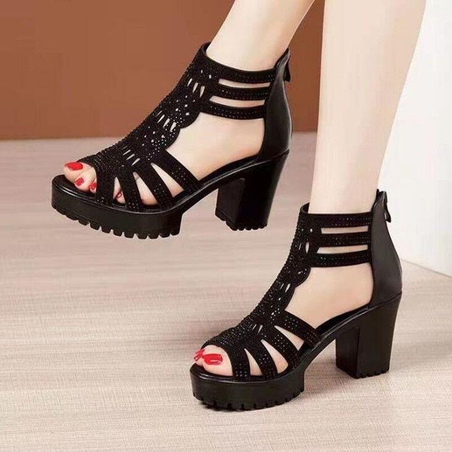 Women's sandals on a heel Miria 1