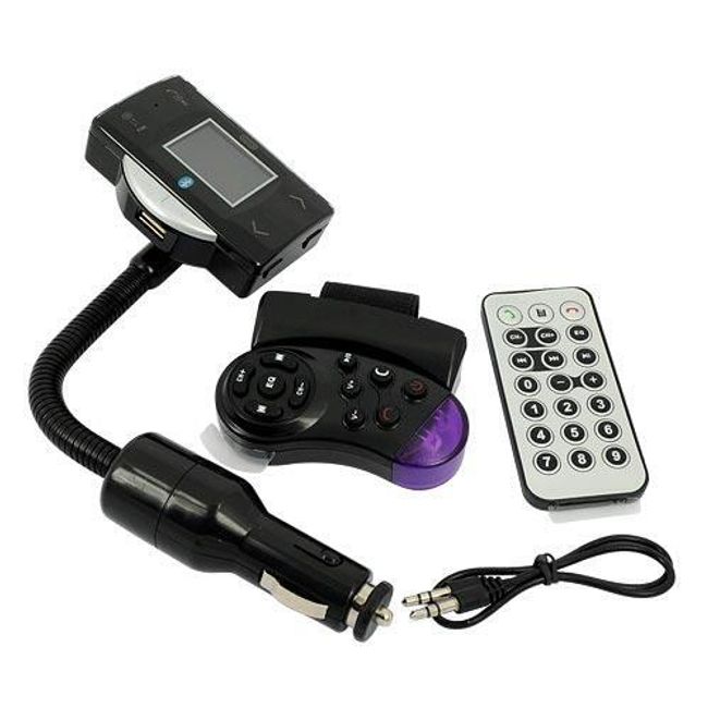 MP3 FM Transmitter z bluetooth handsfree T395 1