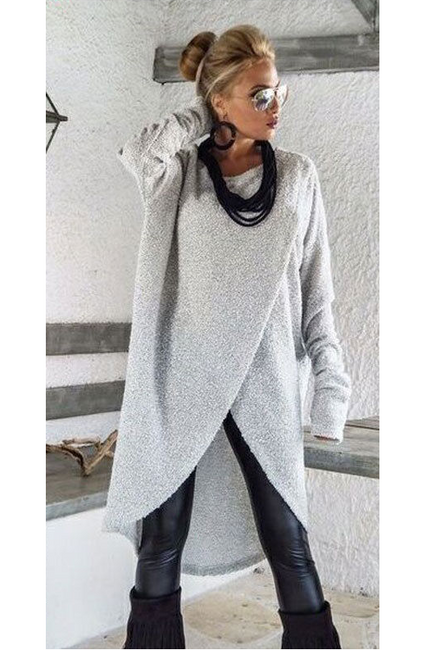 Дълъг дамски пуловер Abbie 1