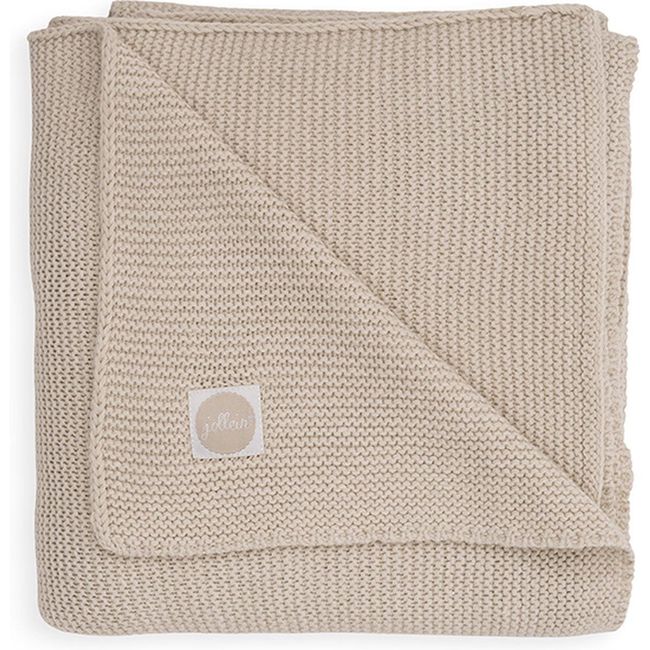 Pătură pentru bebeluși Crib 100x150cm Basic knit - Nougat ZO_215579 1