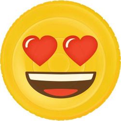Nafukovací figurka Emoji Face Hearts 140 cm ZO_239287